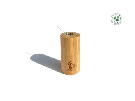 hilo dental biodegradabel con estuche de bambu, ser sostenibles